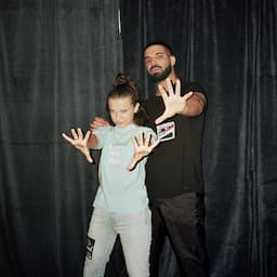 PICS: Drake Channels Eleven In Backstage Photos With Millie Bobby Brown
