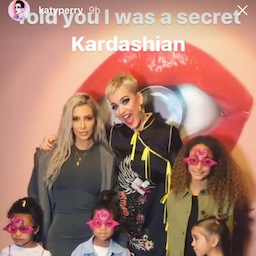 WATCH: Katy Perry Embraces Being a 'Secret Kardashian' While Meeting Kim Backstage at Concert -- See the Pics!