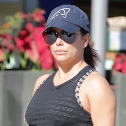 Eva Longoria Shows Off Baby Bump in Sheer Tank Top, Celebrates Christmas Eve With Husband and Olivia Munn