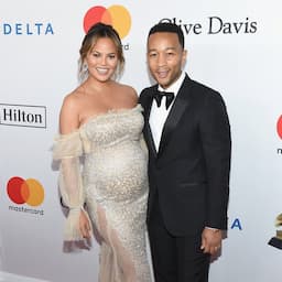Chrissy Teigen Flashes Growing Baby Bump With John Legend at Glam Pre-GRAMMY Event: Pics!