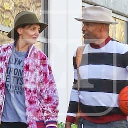 Katie Holmes and Jamie Foxx Spend Valentine's Day Playing Basketball -- See the Pics! (Exclusive)