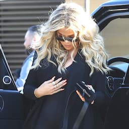 Pregnant Khloe Kardashian Wears Spandex Jumpsuit on Lunch Outing: Pics! 