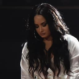 Demi Lovato Tears Up On Stage While Emotionally Reflecting on Six Years of Sobriety -- Watch