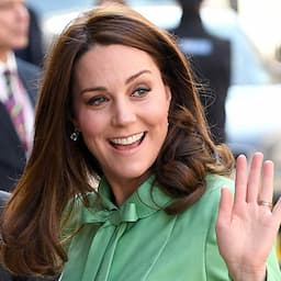 Kate Middleton Stuns in Fresh Mint Green at 8 Months Pregnant: Pics!