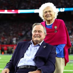 George HW Bush Greets Mourners at Public Viewing for Late Wife Barbara Bush