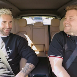 Adam Levine Plays It Cool (As James Corden Panics) While Getting Pulled Over on 'Carpool Karaoke' - Watch!