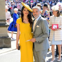 George and Amal Clooney Elegantly Arrive at the Royal Wedding 