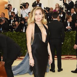 Miley Cyrus Wows in Plunging Backless Gown at 2018 Met Gala
