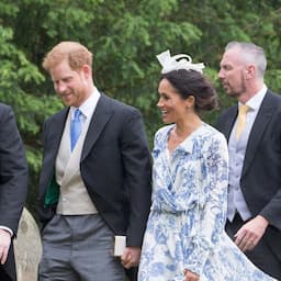 Meghan Markle Gracefully Holds on to Prince Harry as She Nearly Falls at Princess Diana's Niece's Wedding