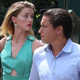 Amber Heard Kisses Vito Schnabel While at Wimbledon -- See the PDA Pics