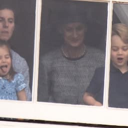 Princess Charlotte and Prince George Steal the Show During Royal Flypast
