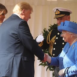 President Donald Trump and First Lady Melania Meet Queen Elizabeth at Windsor Castle