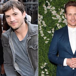 Mila Kunis and Ashton Kutcher Are Totally Jealous of Her Co-Star Sam Heughan’s 'Six-Pack' Abs (Exclusive)