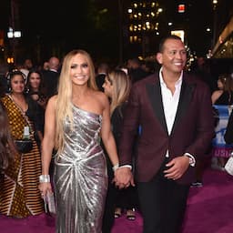 Jennifer Lopez Stuns in a Sparkly Silver Gown With Alex Rodriguez at 2018 MTV VMAs