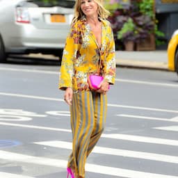 Sarah Jessica Parker Channels Carrie Bradshaw With This Bright, Colorful Outfit -- See Her Look!