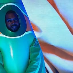Kanye West Wears Giant Water Bottle Suit, MAGA Hat During 'SNL' Season Premiere