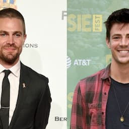 Stephen Amell Is The Flash and Grant Gustin Is Green Arrow in New Poster for Crossover Special -- Pic!