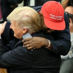 Kanye West and Donald Trump Hug at the White House