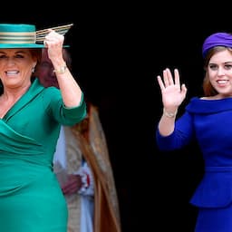 Fergie, the Duchess of York, and Princess Beatrice Arrive at Princess Eugenie’s Royal Wedding