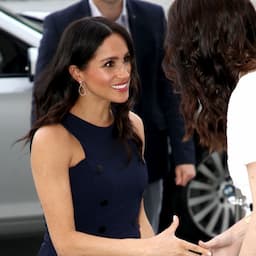 Meghan Markle Flashes Her Baby Bump in Recycled Dress on Royal Tour: Pics!