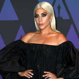 Lady Gaga Gives Off Ruth Bader Ginsburg Vibes in Black Gown