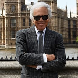 Designer Ralph Lauren Receives Honorary Knighthood From Prince Charles
