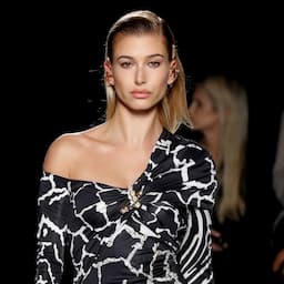 Hailey Baldwin Stuns on the Versace Runway and Indulges in Fast Food Afterwards