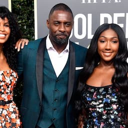 Idris Elba Discusses DJing Coachella While on Golden Globe Red Carpet With Daughter Isan