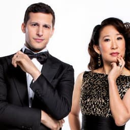 Golden Globes Co-Hosts Sandra Oh and Andy Samberg's Promos Are Brilliantly Awkward