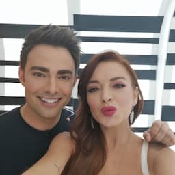 Lindsay Lohan Reunites With 'Mean Girls' Co-Star Jonathan Bennett for New 'Beach Club' After-Show