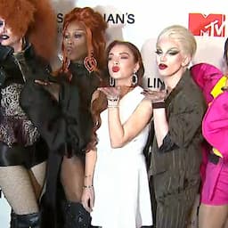 Watch 'RuPaul's Drag Race' Alums Totally Fan Out Over Lindsay Lohan! (Exclusive)