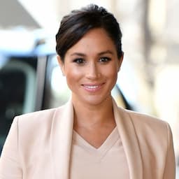 Meghan Markle Glows in Stunning Maternity Dress and Minimal Makeup