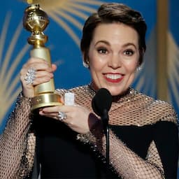 Olivia Colman Thanks Her 'B**ches' Emma Stone and Rachel Weisz While Accepting Golden Globe