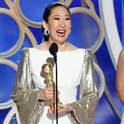 Sandra Oh Tears Up During Emotional Speech After Historic Golden Globe Win 