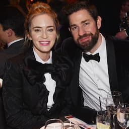 Emily Blunt and John Krasinski Rock Matching Suits at the Writers Guild Awards