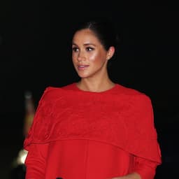 Meghan Markle Rocks Red Cape Dress on Royal Tour of Morocco With Prince Harry