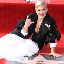 Pink Jokes Her Kids Just Want Pizza After Sitting Through Walk of Fame Ceremony (Exclusive)