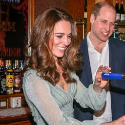 Kate Middleton Shimmers in Mint Green While Serving Beer With Prince William in Northern Ireland