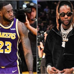 LeBron James Given a Chain by 2 Chainz After Passing Michael Jordan in All-Time Scoring
