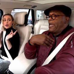 Brie Larson & Samuel L. Jackson Sing Ariana Grande in 'Carpool Karaoke'
