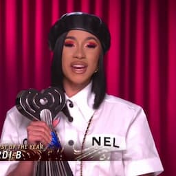 Cardi B Licks Her Trophy While Accepting Hip-Hop Artist of the Year at 2019 iHeartRadio Music Awards