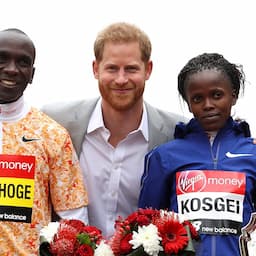 Prince Harry Attends the London Marathon Amid Meghan Markle Pregnancy Watch