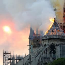 Fire Rages at Notre Dame Cathedral in Paris