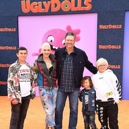 Gwen Stefani Poses With Kids and Blake Shelton at 'UglyDolls' Premiere