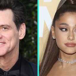 Ariana Grande Embraces Jim Carrey as She Films 'Kidding' Guest Appearance: 'There Aren't Words'
