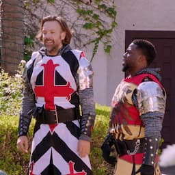 Kevin Hart Battles Jason Sudeikis in Medieval Sword Fight