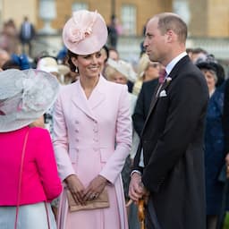 Kate Middleton and Queen Elizabeth Color Coordinate in Pastel for Garden Party