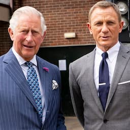 Daniel Craig Gives Prince Charles a Tour of 'Bond 25' Set Following Ankle Injury