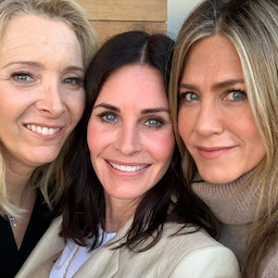 Courteney Cox Celebrates 55th Birthday With 'Friends' Co-Stars Jennifer Aniston and Lisa Kudrow