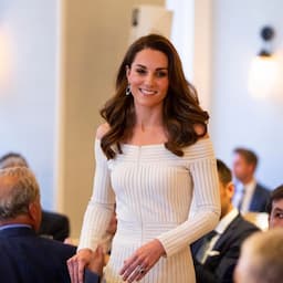 Kate Middleton Looks Divine in Recycled Off-the-Shoulder White Dress 